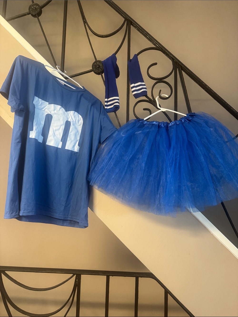 Blue M & M costume